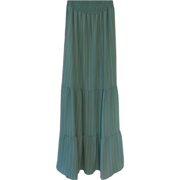 ✨ Red Dress Boutique ABOVE AVERAGE AQUA STRIPE MAXI DRESS✨ - Picture 8 of 11